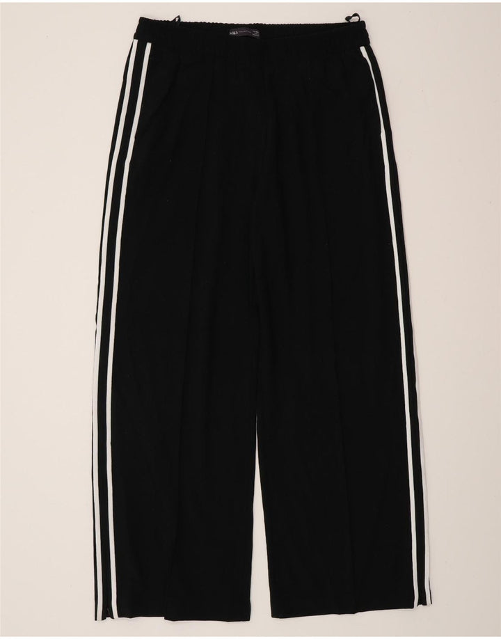 Marks & Spencer Træningsdragtsbukser til kvinder UK 14 Medium Sort Polyester