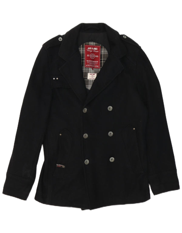 Jack & Jones Herre Pea Coat UK 40 Large Black