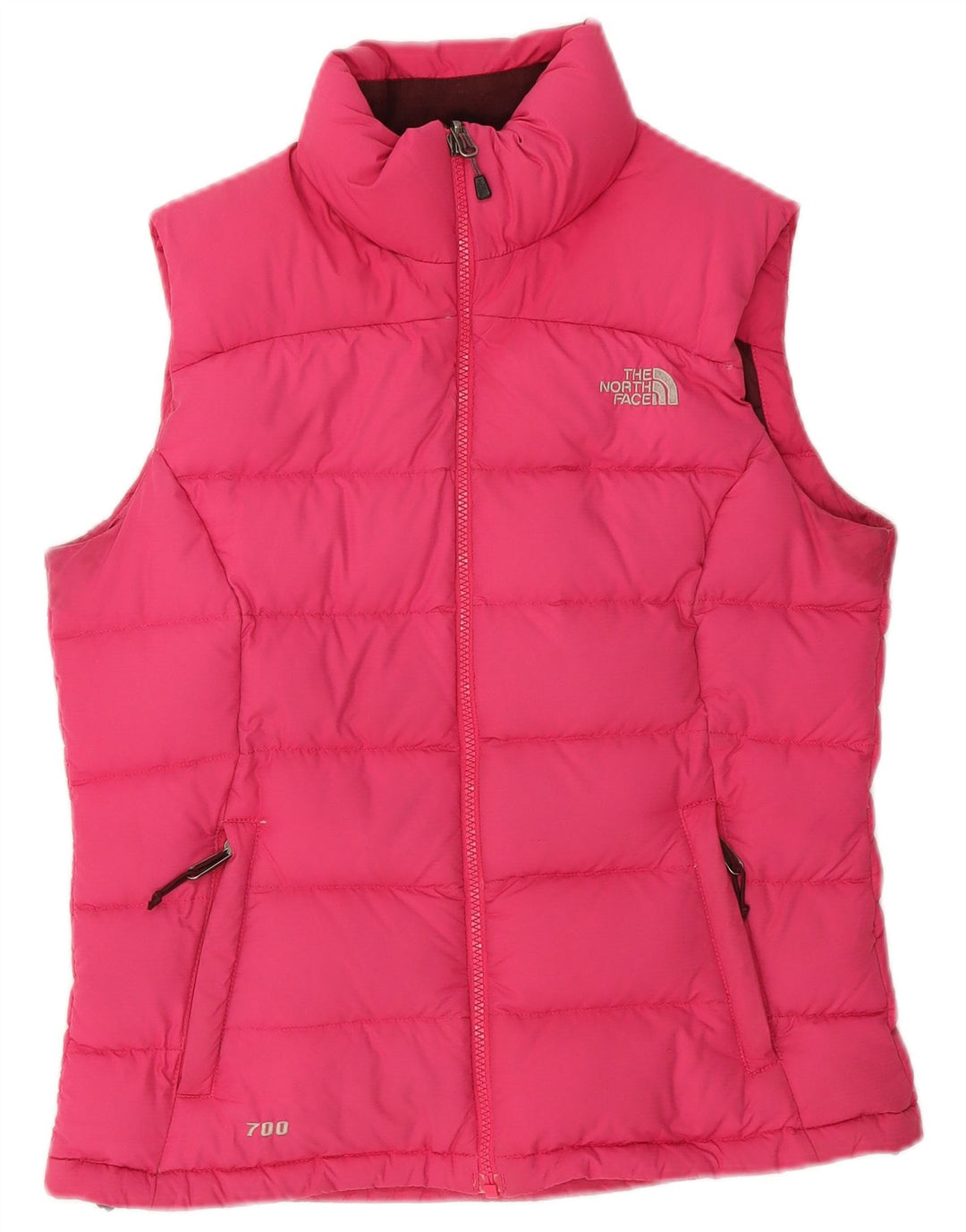 The North Face Womens Polstret Gilet UK 10 Small Pink Polyester