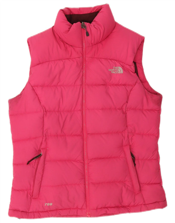 The North Face Womens Polstret Gilet UK 10 Small Pink Polyester