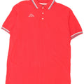 Kappa herre poloshirt 3XL rødstribet bomuld