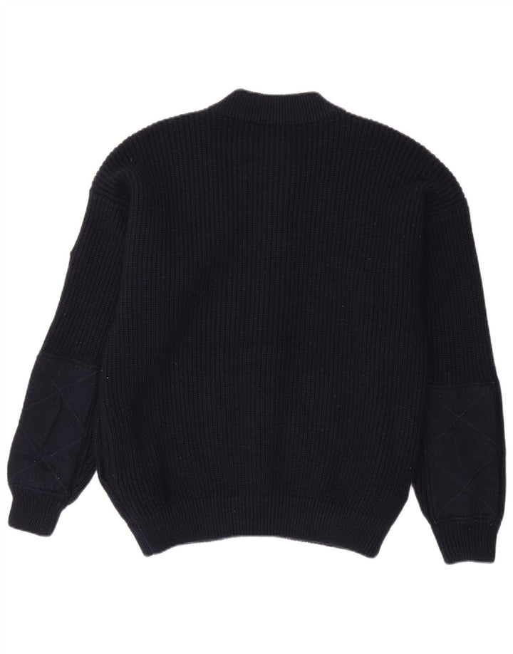 Good Luck Herre cardigan sweater Medium Marineblå Uld