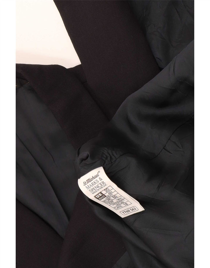 Marks & Spencer Dame St. Michael Blazer Jacket UK 20 2XL Navy Blue