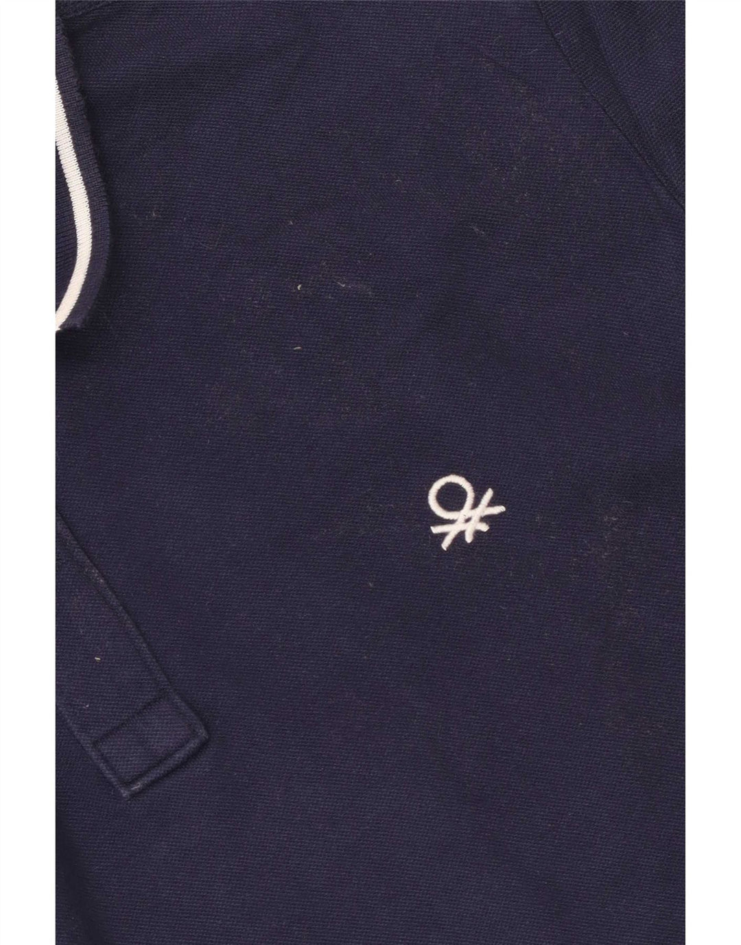 Benetton herre poloshirt Medium marineblå