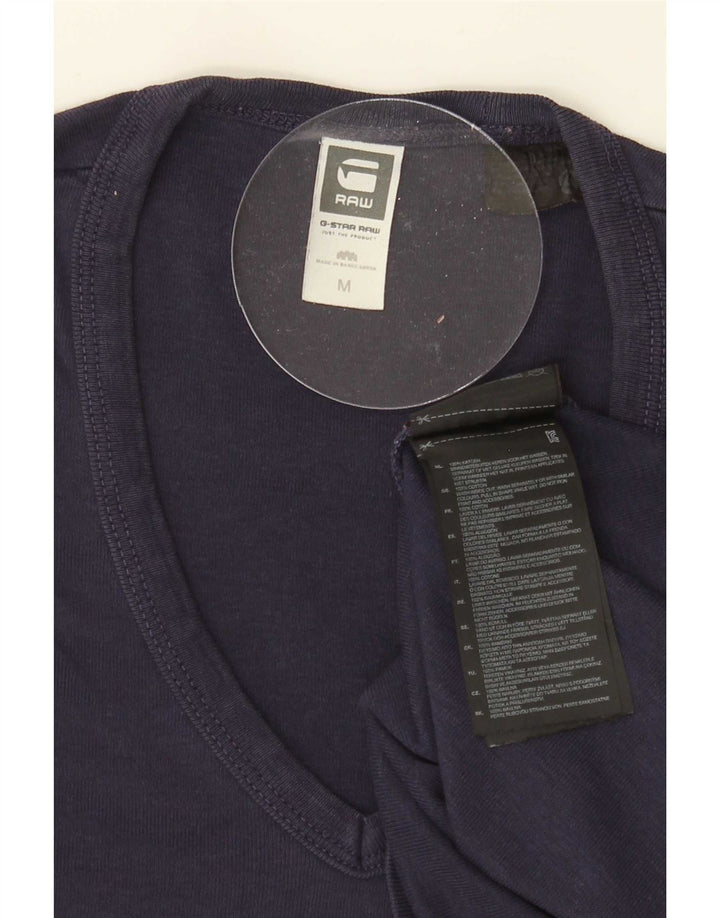 G-Star Herre T-Shirt Top Medium Marineblå Bomuld