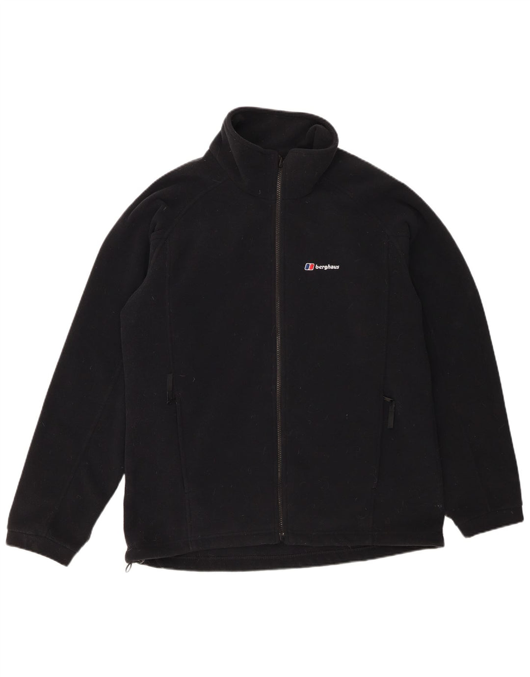Berghaus Herre Liner Fleece Jakke UK 40 Stor Sort Polyester
