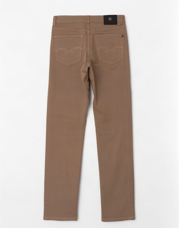 Trussardi Straight Jeans til mænd W31 L33 Grå bomuld
