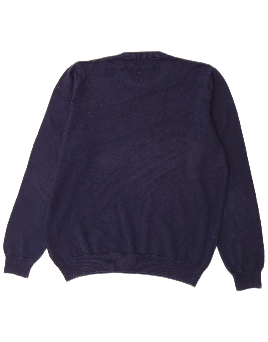 Marks & Spencer Herre sweater med rund hals, stor marineblå bomuld