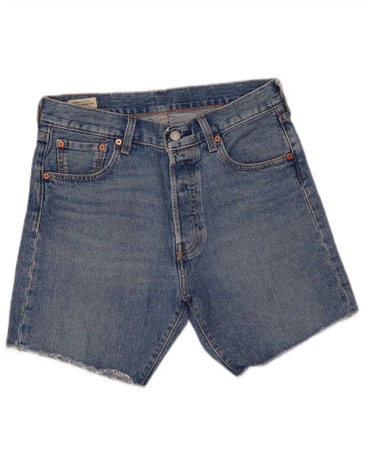 Levi's Herre 501 denimshorts W30 mellemblå bomuld