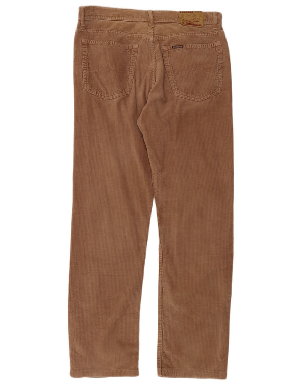 Carrera Herre lige fløjlsbukser IT 50 Large W34 L32 Brun Bomuld