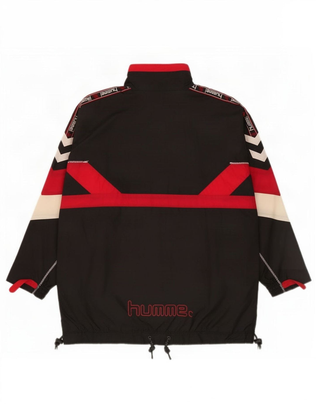 Hummel Herre Pullover Træningsdragt Top Jakke Medium Sort Colourblock Sports