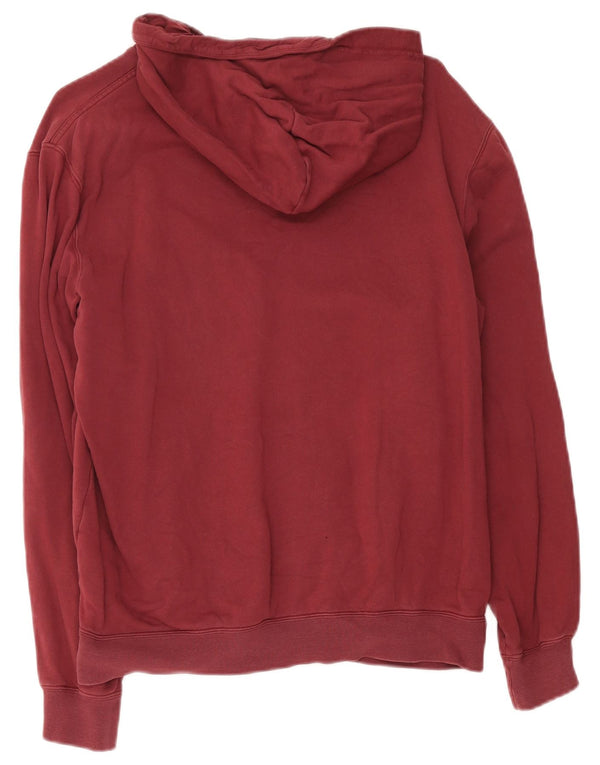 Champion Herre grafisk hættetrøje Jumper Large Bourgogne bomuld