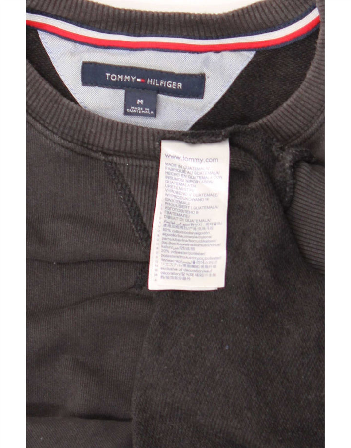 Tommy Hilfiger Herre Sweatshirt Jumper Medium Sort Bomuld