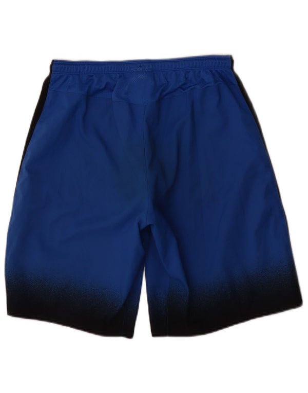 Nike Herre Dri Fit Sportshorts Små Blå Colourblock Polyester