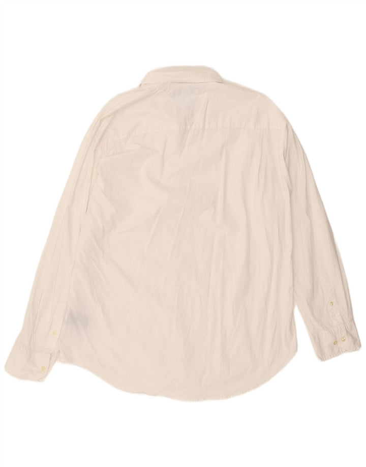 Tommy Hilfiger Herre Custom Fit skjorte 2XL hvid bomuld