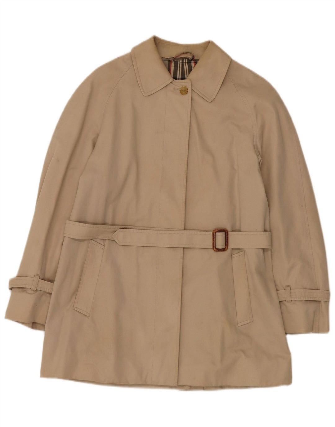 AQUASCUTUM Trench Coat til kvinder UK 14 Medium Beige