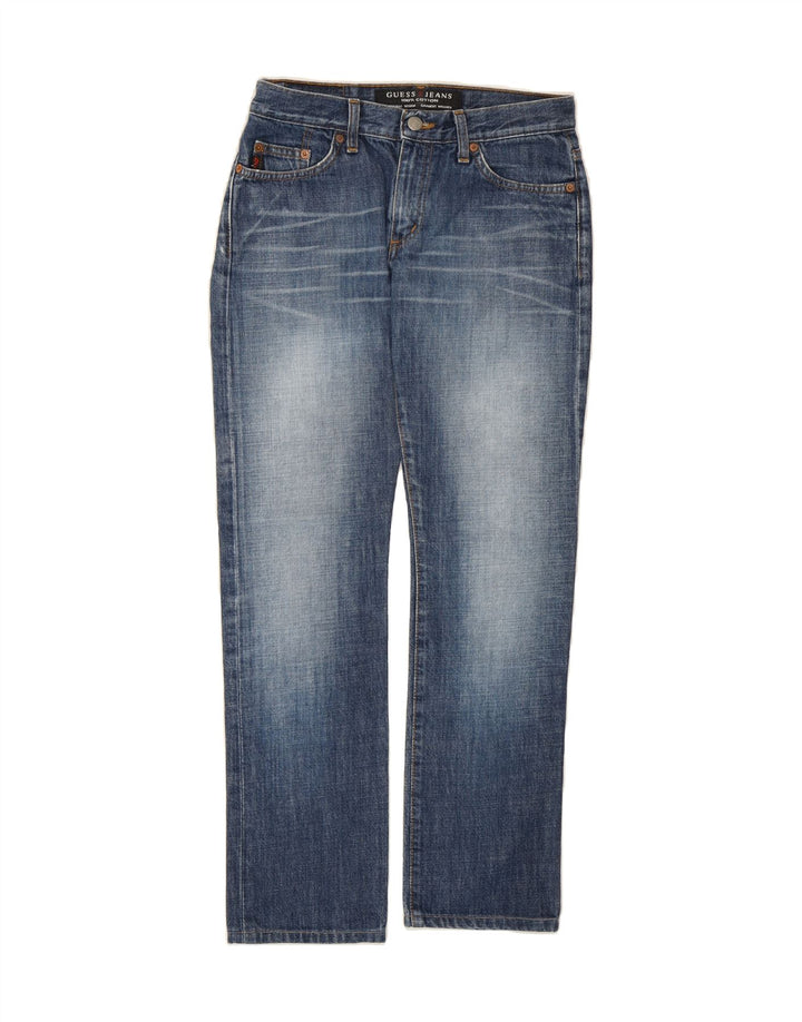 GUESS Womens Straight Jeans W27 L27 Blue Cotton Vintage Guess and Second-Hand Guess from Messina Hembry 