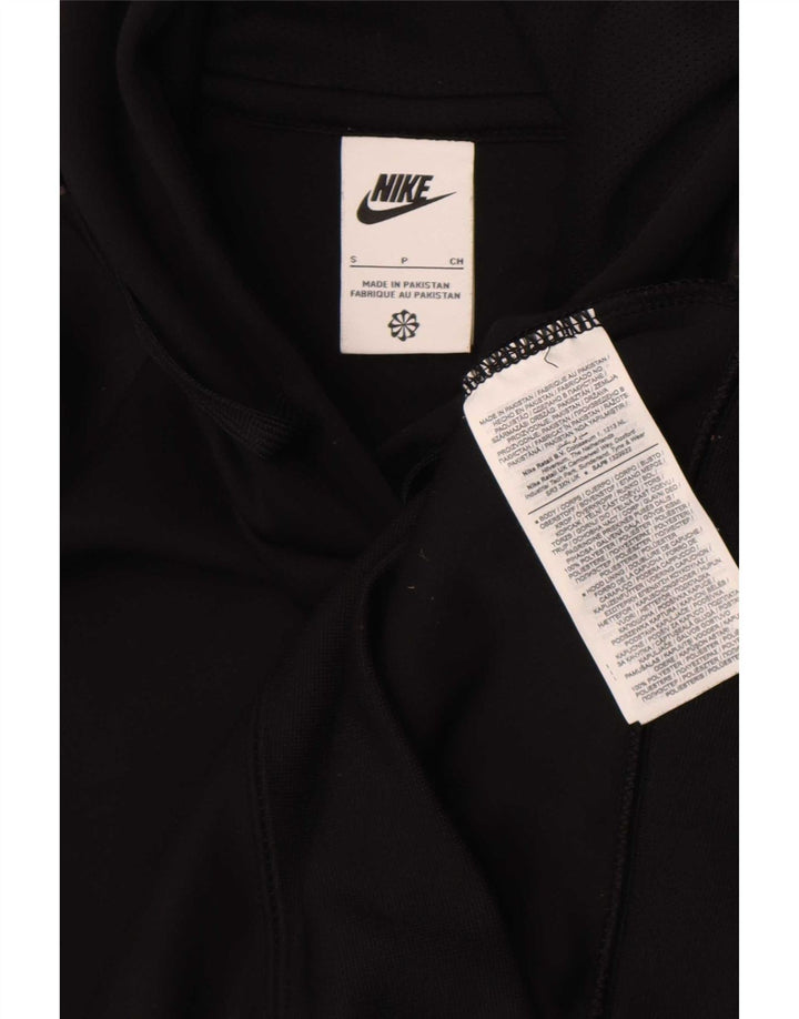 Nike grafisk hættetrøje til kvinder UK 10 Lille sort polyester