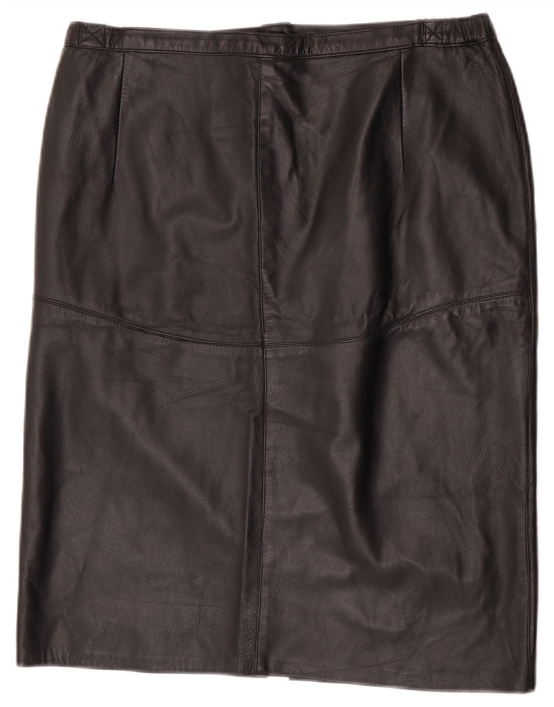 Vintage lædernederdel til kvinder W34 Large Black