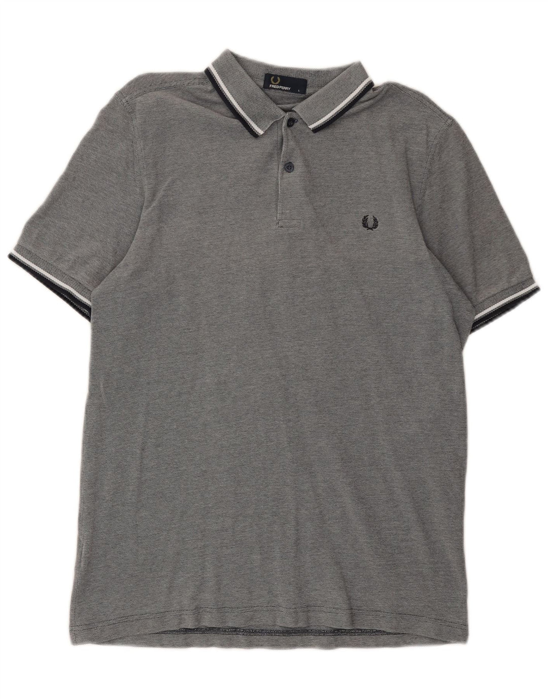 Fred Perry Herre poloshirt Stor grå bomuld