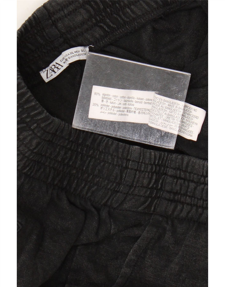 ZARA Træningsdragt bukser til mænd XL Grå bomuld