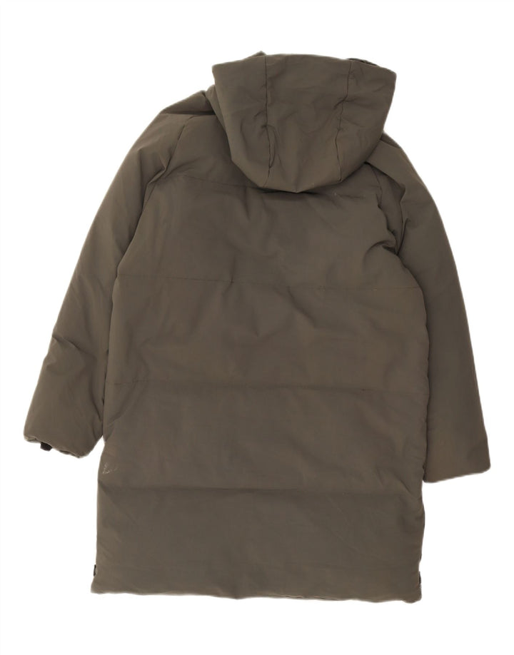Zara drenge hættepolstret frakke 13-14 år Khaki Nylon