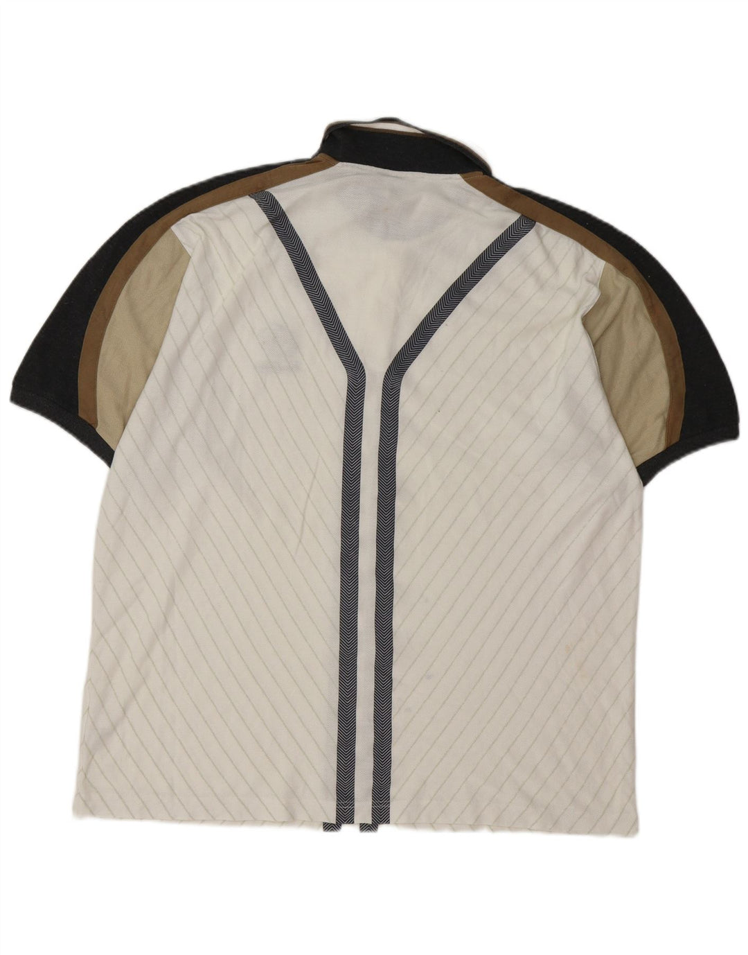 LOTTO Poloskjorte til mænd XL Hvid Colourblock Polyester