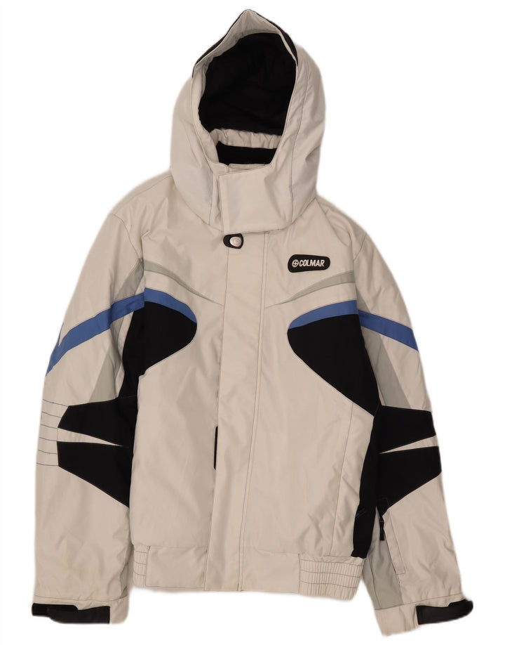 Colmar Skijakke med hætte til mænd IT 48 Medium White Colourblock