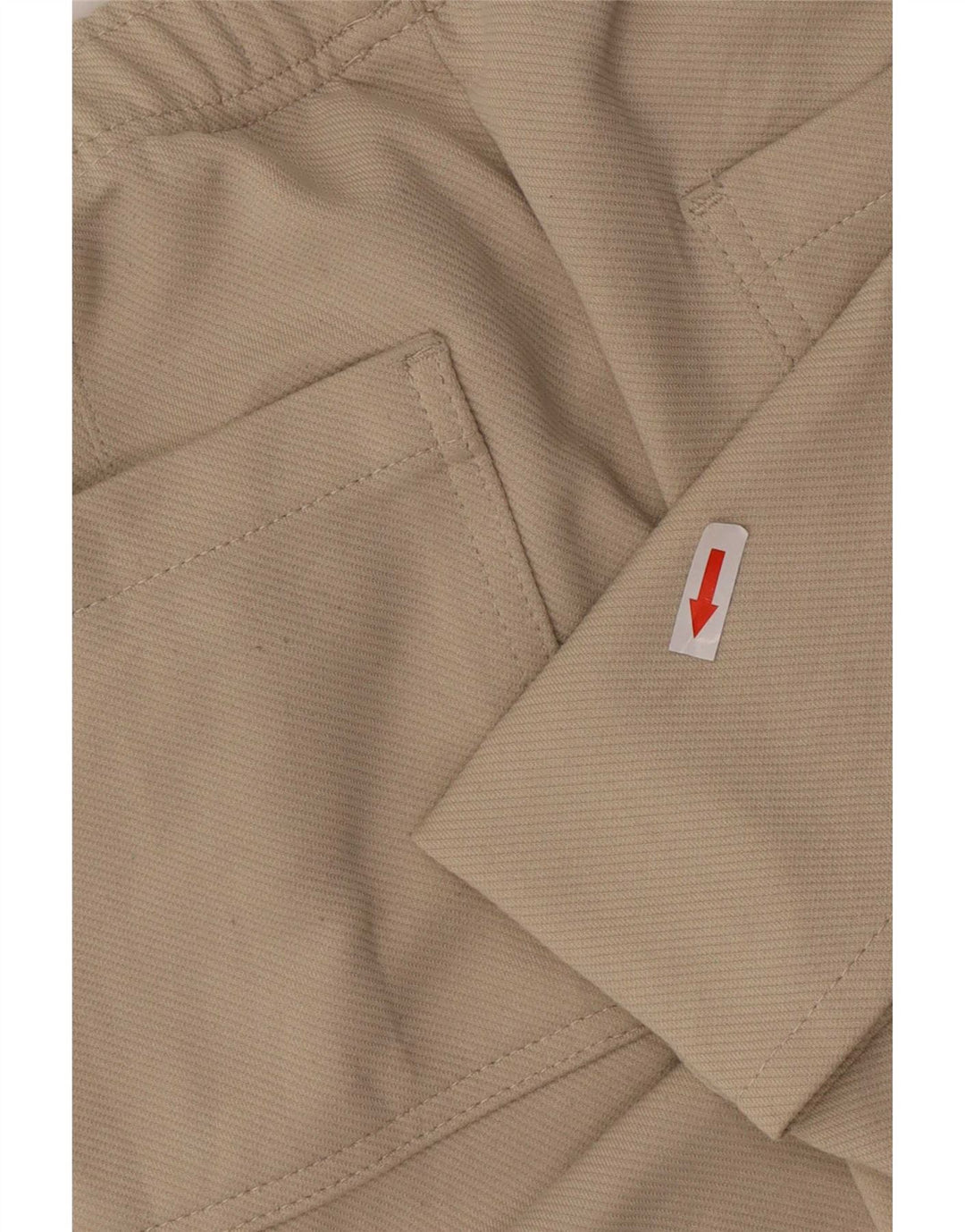 Zara Herre Casual Shorts Små W27 Beige Polyester