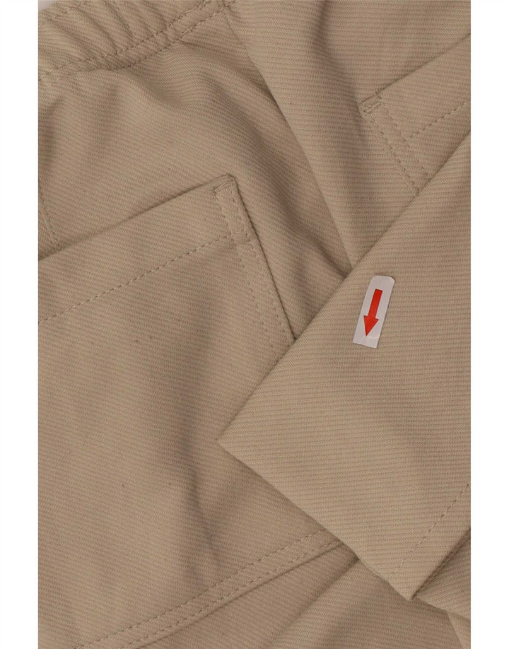 Zara Herre Casual Shorts Små W27 Beige Polyester