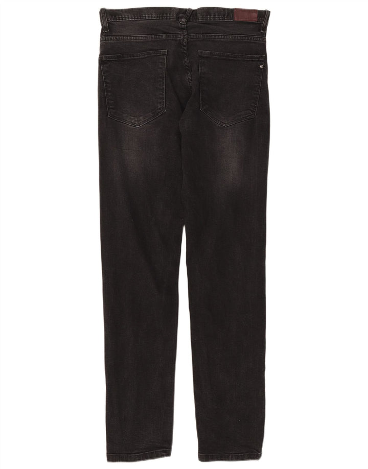 Zara Herre Slim Jeans EU 38 Small W30 L31 Sort Bomuld