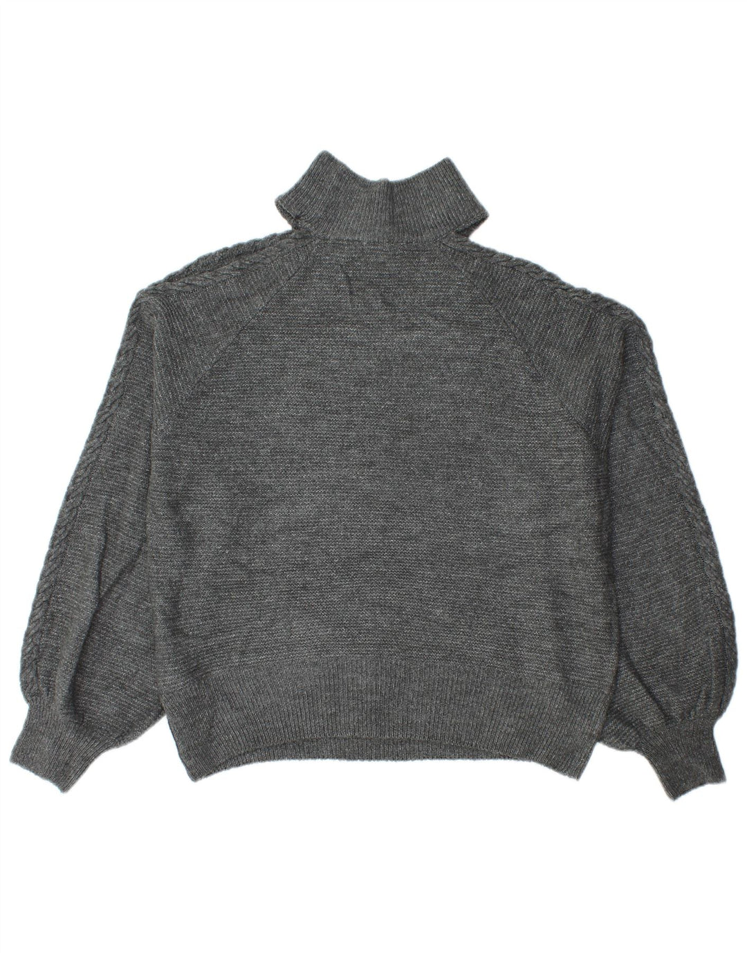 Lipsy Dame Turtle Neck Jumper Sweater UK 16 Large Grå Polyester