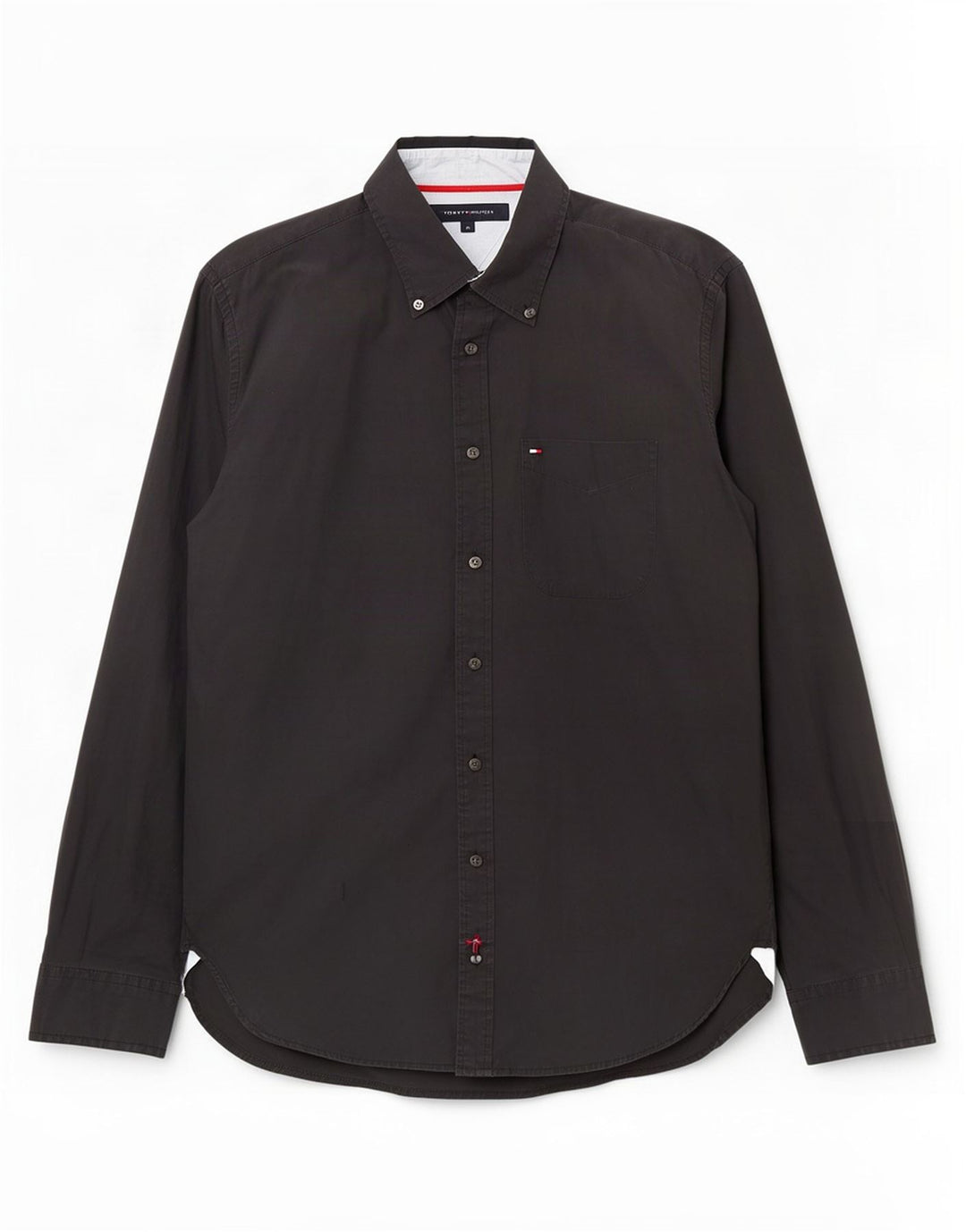 Tommy Hilfiger Herreskjorte Medium Sort Bomuld