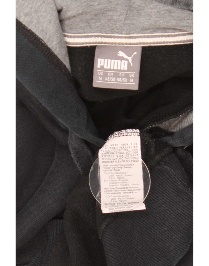 Puma Herre hættetrøje Jumper Medium Sort Bomuld
