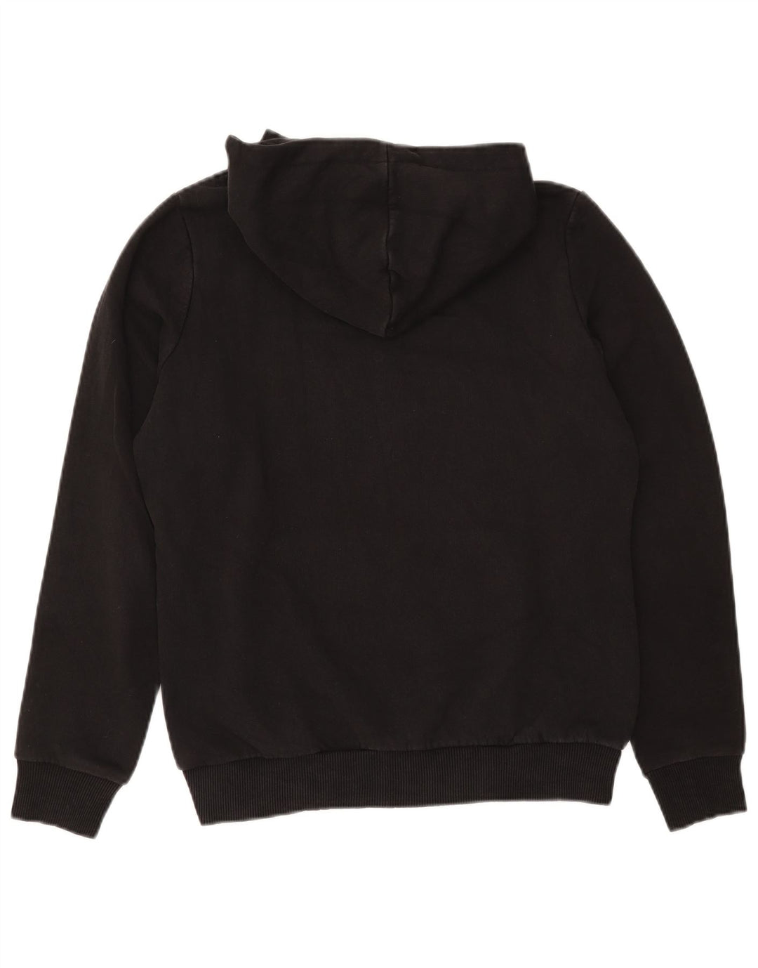 PUMA Grafisk hættetrøje til kvinder UK 14 Medium Sort bomuld