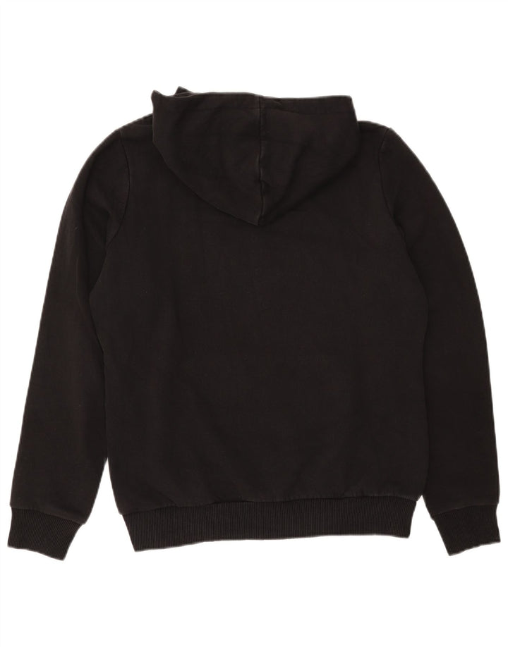 PUMA Grafisk hættetrøje til kvinder UK 14 Medium Sort bomuld