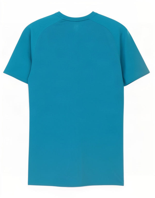 Canterbury Herre grafisk T-shirt Top Medium Blue Polyester