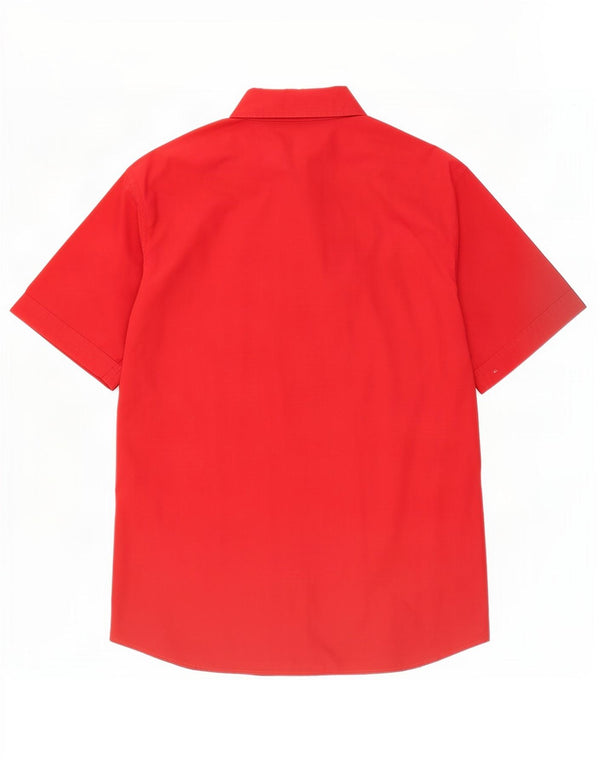 Gas Mens Short Sleeve Shirt XL Red
