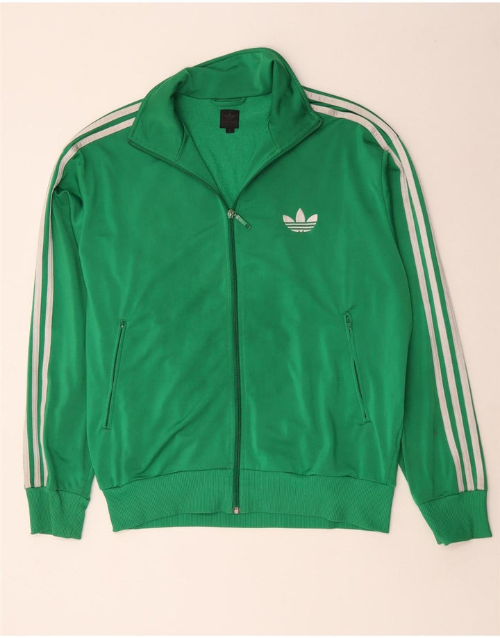 Adidas Træningsdragt til mænd Topjakke Stor Grøn Polyester