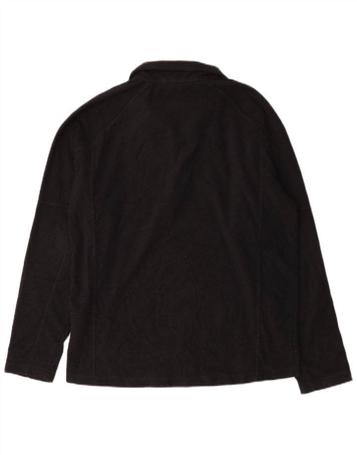 Berghaus Fleece Jumper med lynlås til mænd mellem sort polyester