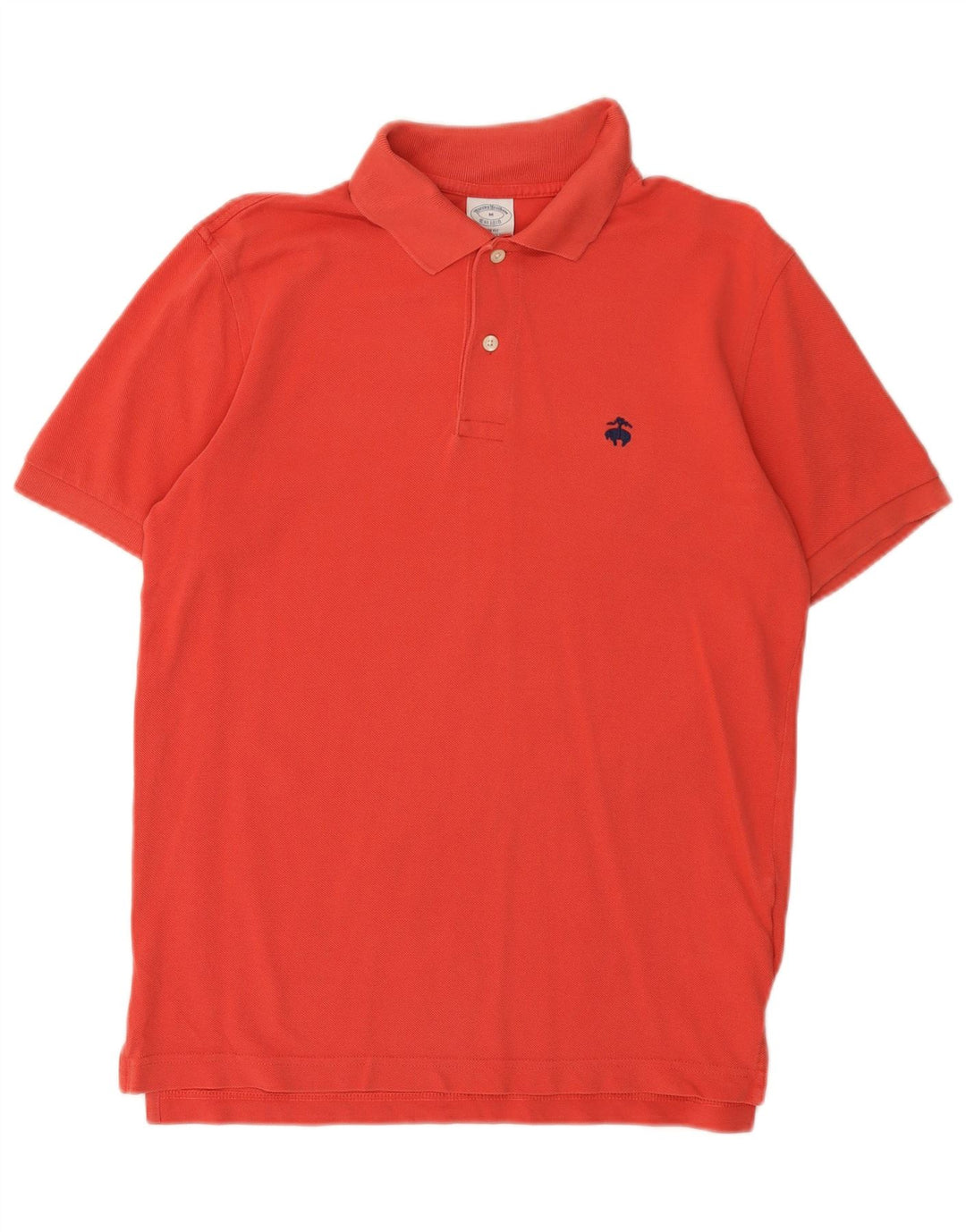 BROOKS BROTHERS Herre Slim Fit Polo Shirt Medium Rød Bomuld