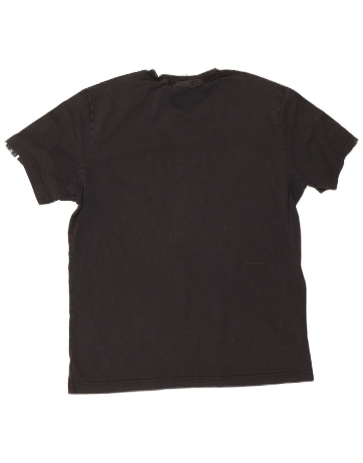 Champion Herre Grafisk T-Shirt Top Medium Sort