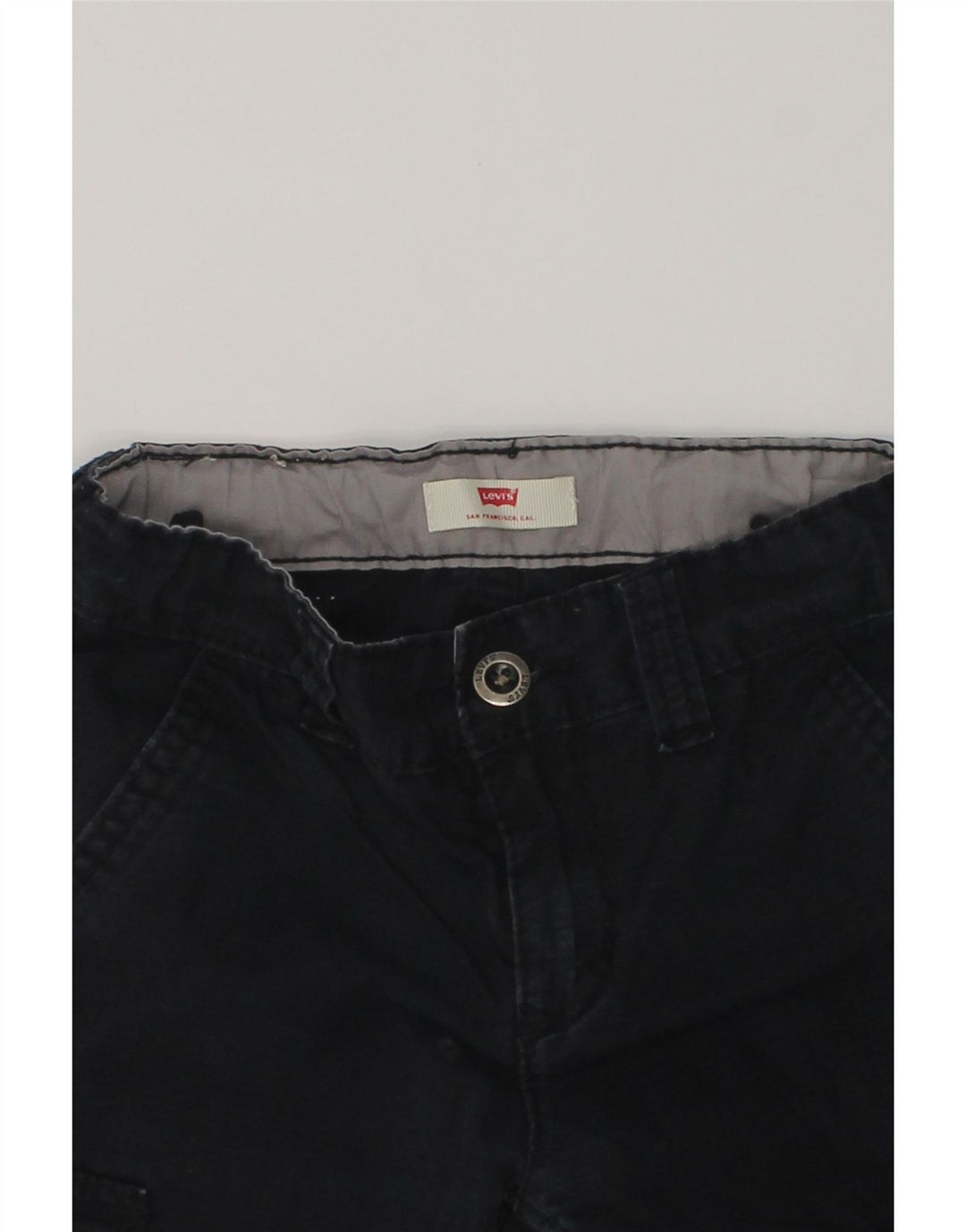 LEVI'S Boys Cargo Shorts 3-4 Years W22  Black Cotton | Vintage Levi's | Thrift | Second-Hand Levi's | Used Clothing | Messina Hembry 