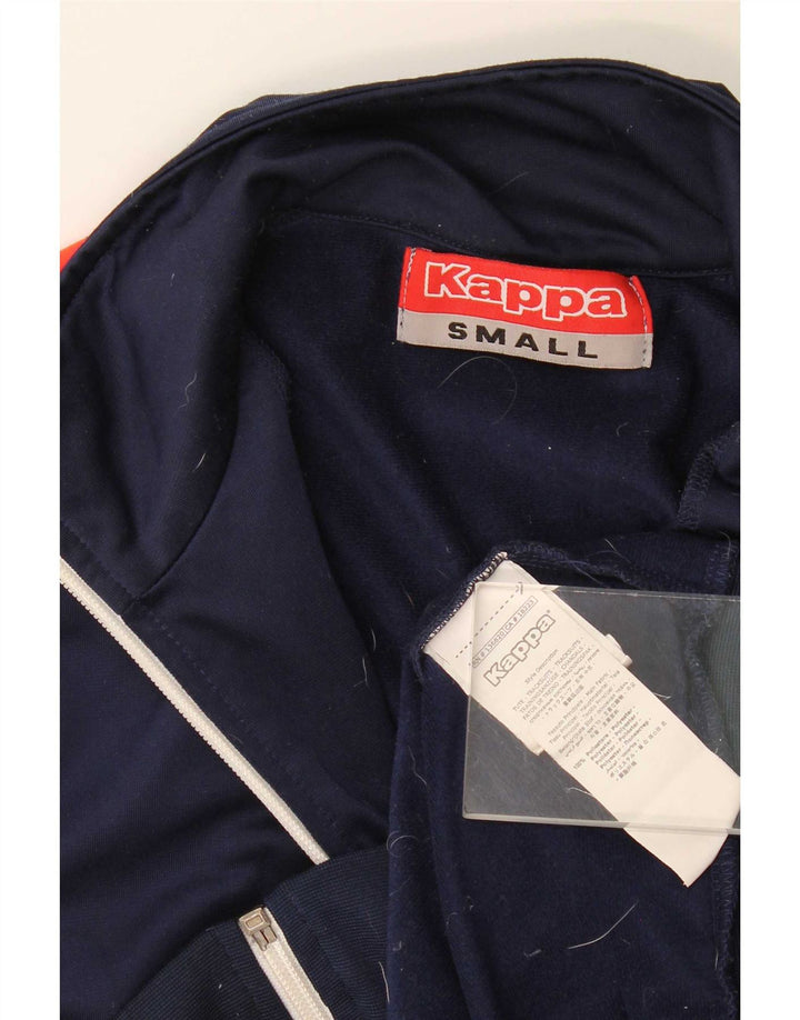 Kappa træningsdragt til mænd, topjakke, lille marineblå colourblock polyester