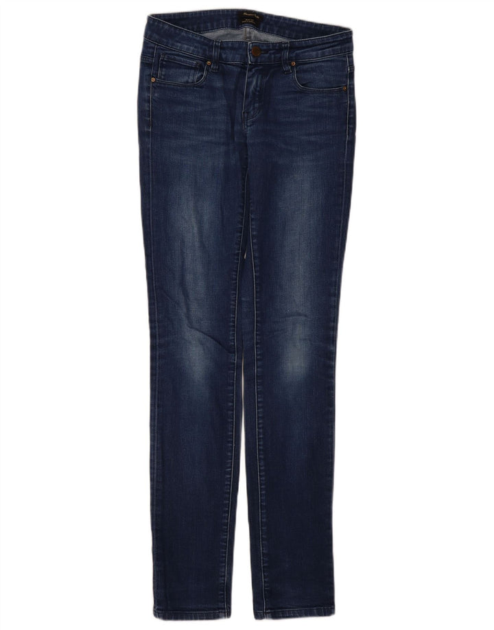 Massimo Dutti Dame Slim Jeans EU 36 XS W26 L32 Marineblå