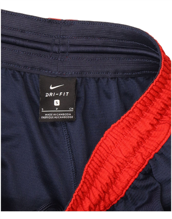 Nike Herre Dri Fit Sportshorts Små marineblå Colourblock Polyester