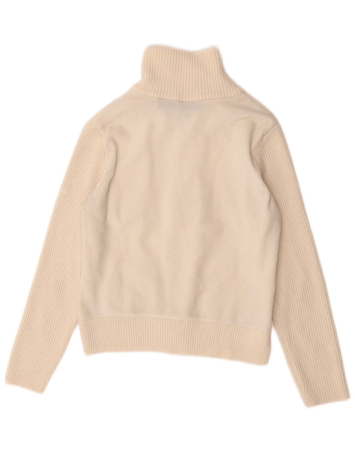 Fila Dame Cardigan Sweater UK 12 Medium Beige Polyacrylic