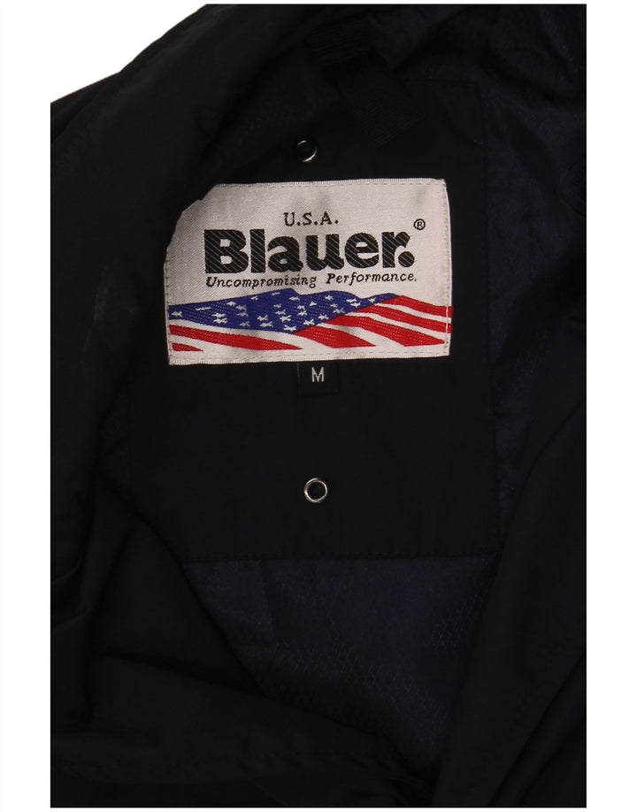 Blauer Herre Military Jacket UK 38 Medium Navy Blue