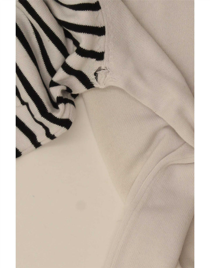 Jack & Jones Herre V-hals sweater Stor hvid Colourblock
