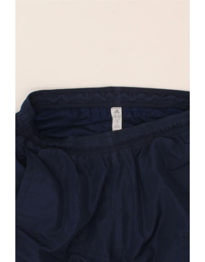 ADIDAS Mens Tracksuit Trousers UK 44/46 Large  Navy Blue Polyester Vintage Adidas and Second-Hand Adidas from Messina Hembry 